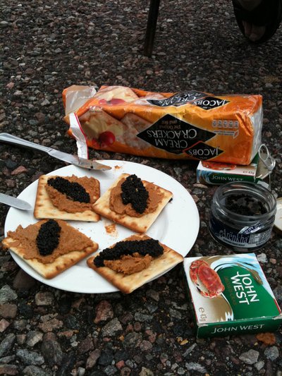 Crab and Caviar at Plockton