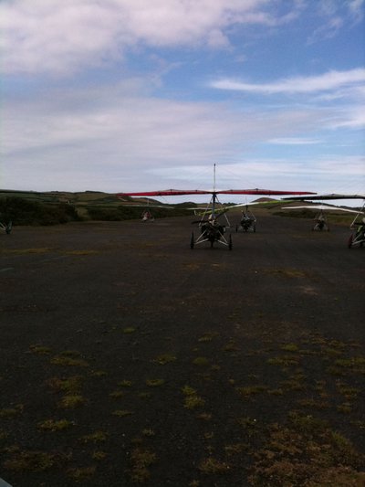 Lined up for departure from Andreas