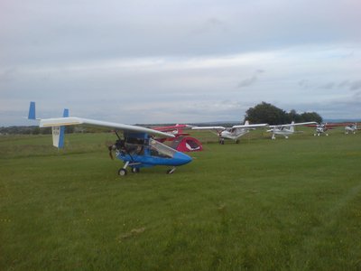 Parking up at Strathaven