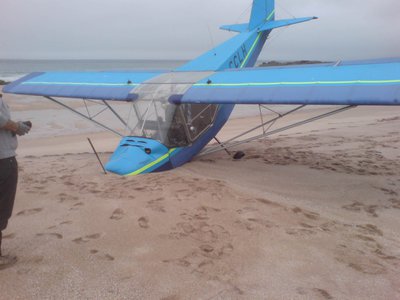 The abandoned Rans on Sandwood Bay