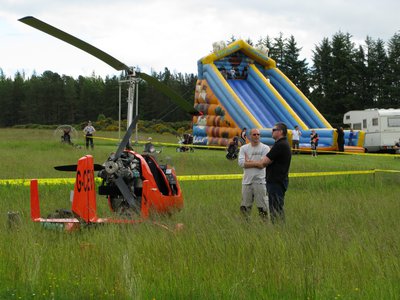 Fly-UK arrrives at Culbokie Airfield Open Day