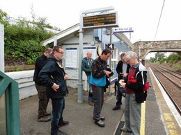 Waiting for a train
