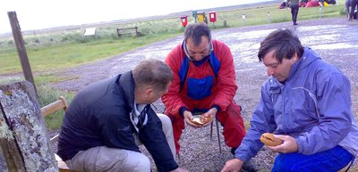Bacon & egg butties at Dornoch