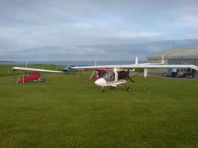 An evening on Lamb Holm